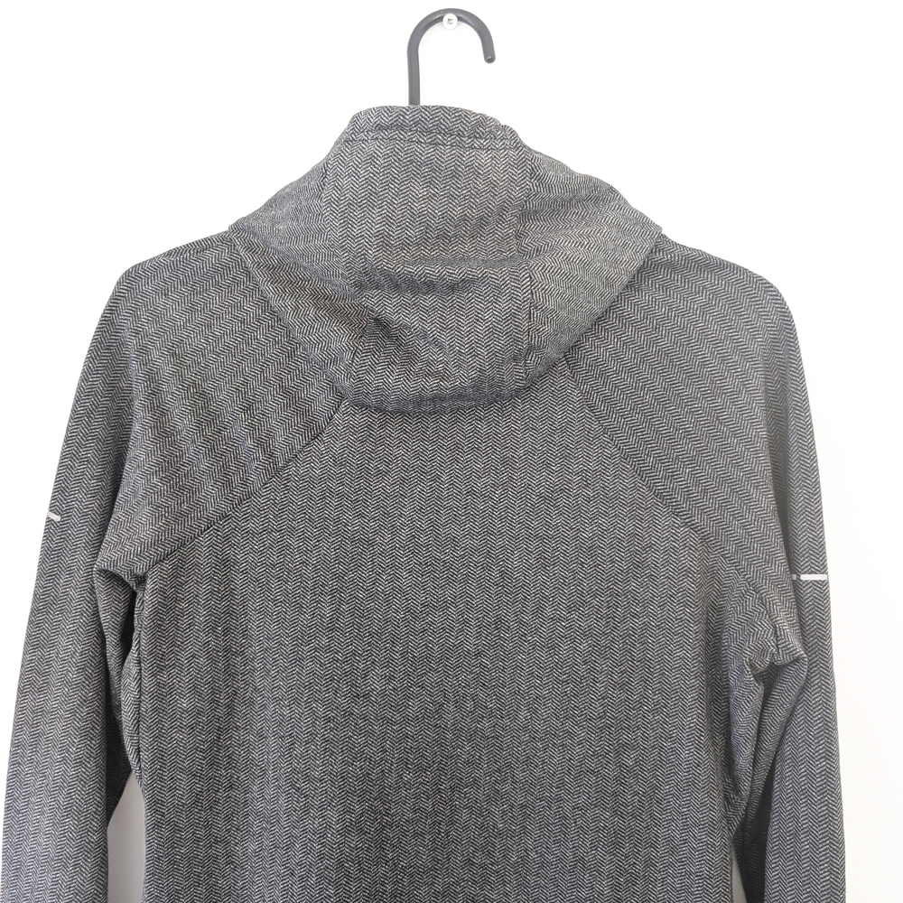 Mondetta Women's Lightweight Gray Chevron Athleisure Hoodie ~ Size Medium - Picture 3 of 11